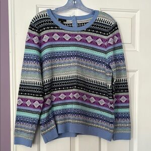 Multicolor Patterned Women's Sweater